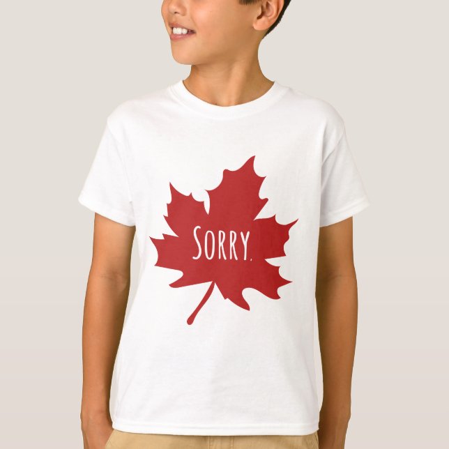 Funny Canadian T-Shirt (Vorderseite)