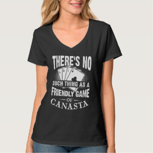 Funny Canasta Card Game Niedlich Rummy Player Men  T-Shirt