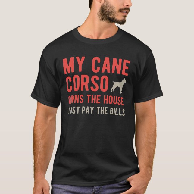 Funny Cane Corso T-Shirt (Vorderseite)