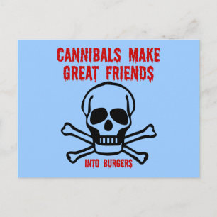 Funny Cannibals Postkarte