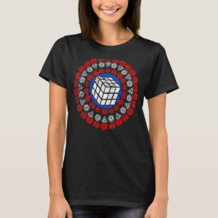 Funny Captain Cuber Speed Cubing Lover Math Puzzle T-Shirt