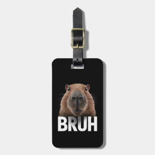 Funny Capybara Bruh Gepäckanhänger