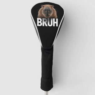 Funny Capybara Bruh Golf Headcover
