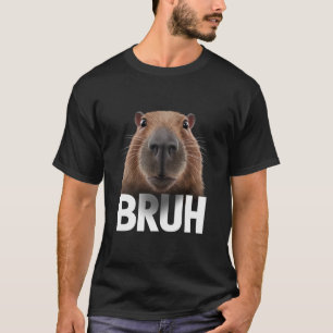 Funny Capybara Bruh T-Shirt