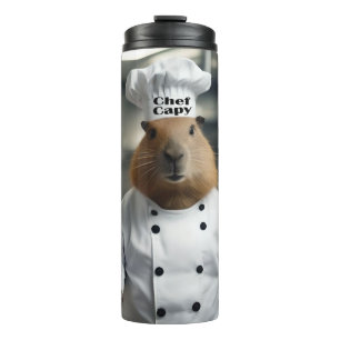 Funny Capybara Koch Thermosbecher
