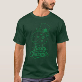 Funny Capybara Lucky Charmer St. Patrick's Day T-Shirt