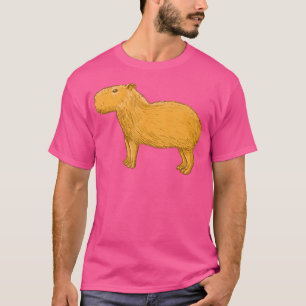Funny Capybara Süße Tier T-Shirt
