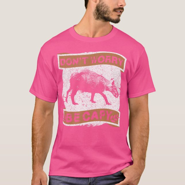 Funny Capybara T-Shirt (Vorderseite)