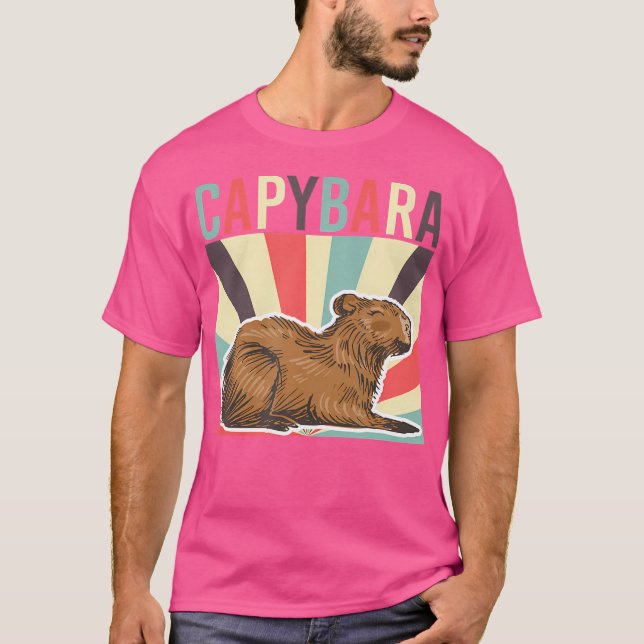 Funny Capybara T-Shirt (Vorderseite)