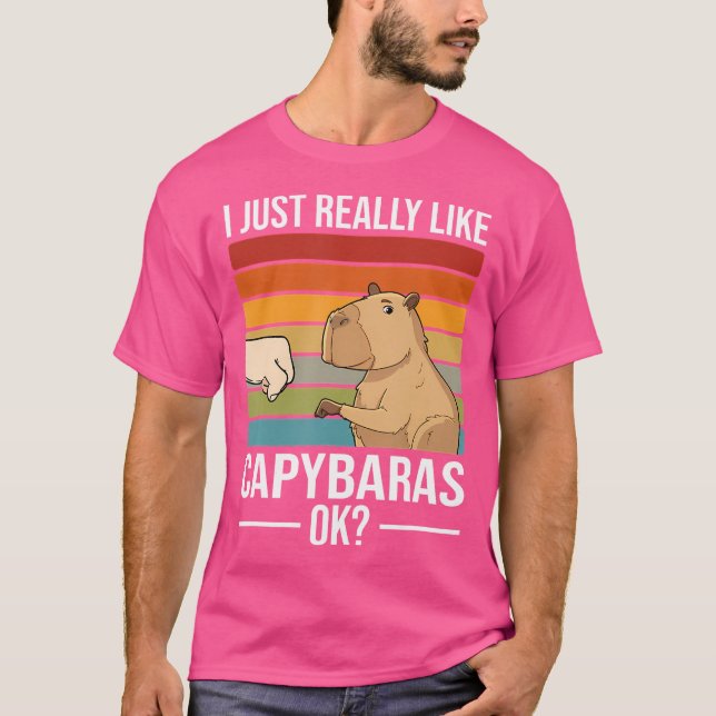 Funny Capybara T-Shirt (Vorderseite)