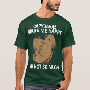 Funny Capybaras Macht mich glücklich, dass Sie nic T-Shirt