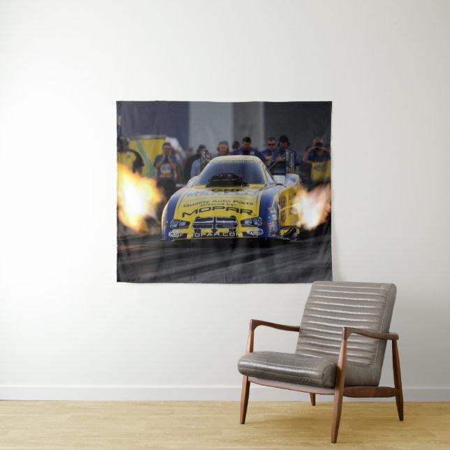 Funny Car Drag Racer Sport Wandteppich (Beispiel (Horizontal))