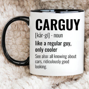 Funny Car Lover, CarGuy Definition, Autoenthusiast Tasse