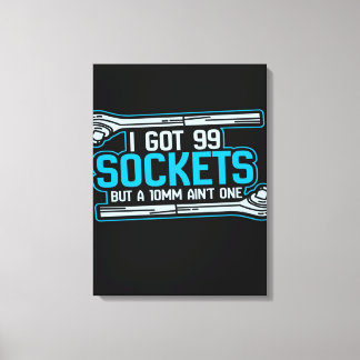 Funny Car Mechanic Design | Mechanic Canvas Leinwanddruck