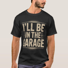 Funny Car Mechanic Vater - Ich bin in der Garage T-Shirt