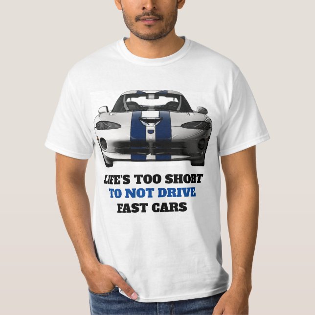 Funny Car Quotes - So fahren Sie schnell Auto T -  T-Shirt (Vorderseite)