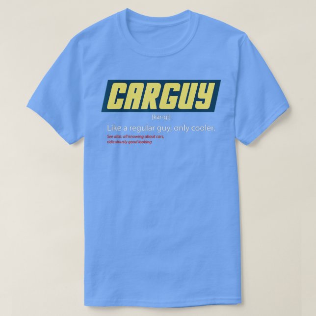 Funny Car Typ Gift Car Typ Definition (1) T-Shirt (Design vorne)