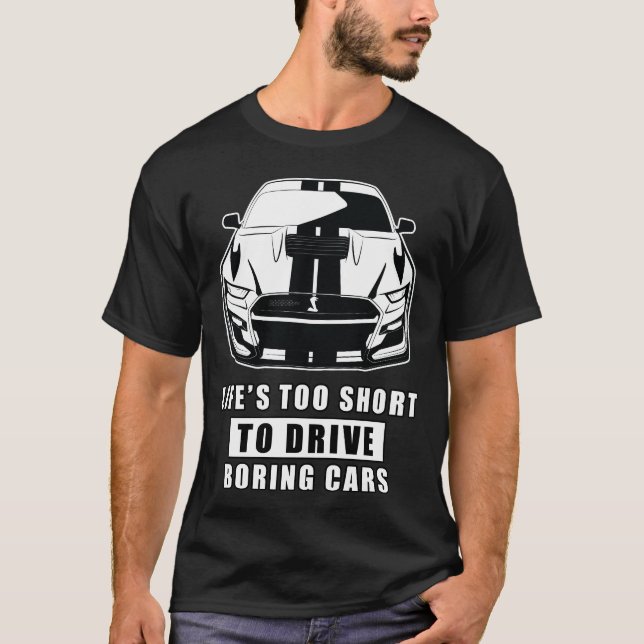Funny Car Zitat T-Shirt (Vorderseite)