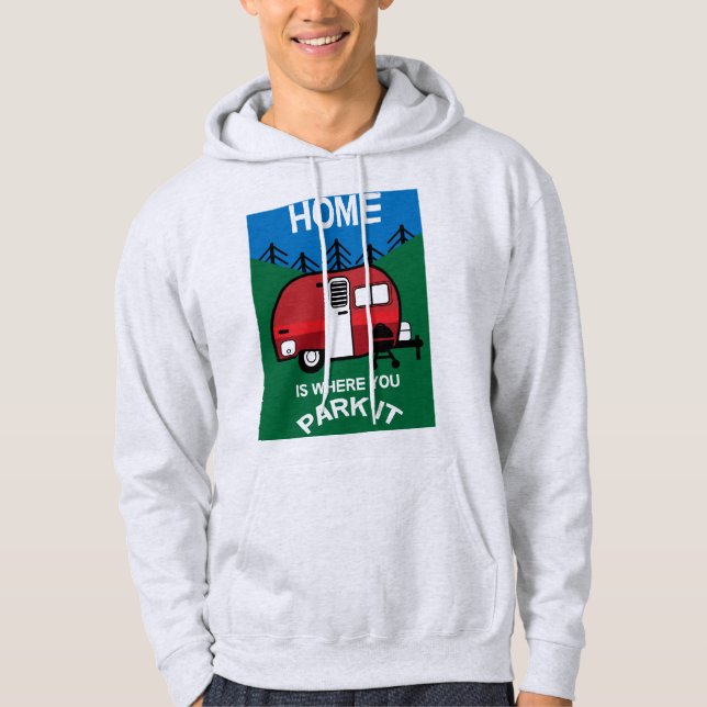 Funny Caravan Geschenke | Bester Caravanning | Woh Hoodie (Vorderseite)