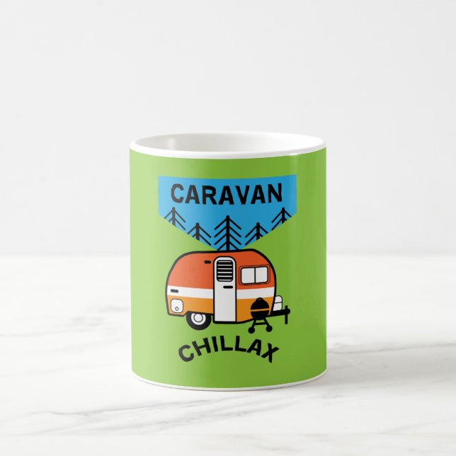 Funny Caravan Geschenke | Bester Caravanning | Woh Kaffeetasse (Mittel)
