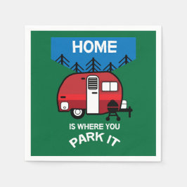 Funny Caravan Geschenke | Bester Caravanning | Woh Serviette