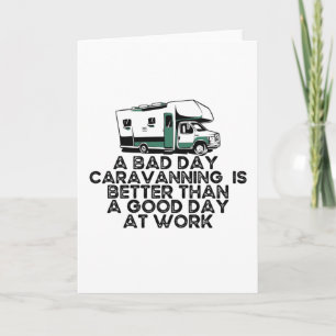 Funny Caravanning, Camping Lover Karte