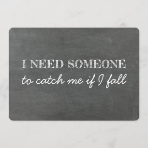 Funny Card für Vater "Walk Me Down the Aisle" Einladung