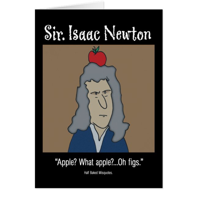 Funny Card - Newton Card (Vorne)