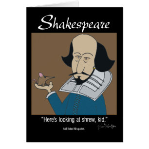 Funny Card - Shakespeare und Shrew
