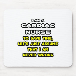 Funny Cardiac Nurse T - Shirt und Geschenke Mousepad