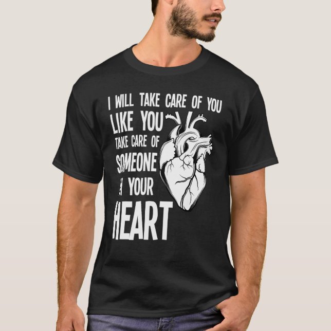 Funny Cardiac Nurse Zitat Anatomische Herzerkranku T-Shirt (Vorderseite)