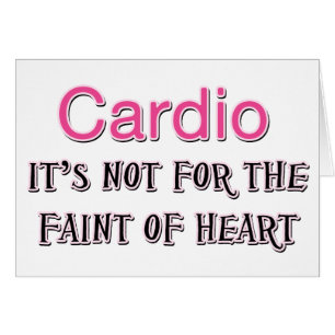Funny Cardio Sprichwort