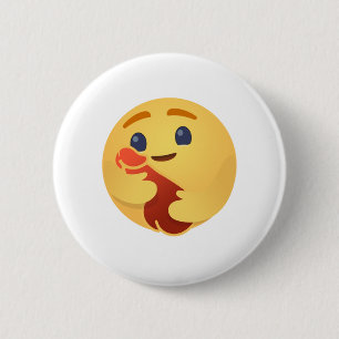 Funny Care Emojis Facebook Button