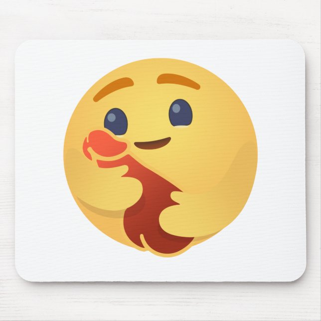 Funny Care Emojis Facebook Mousepad (Vorne)