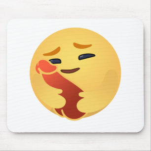 Funny Care Emojis Facebook Mousepad