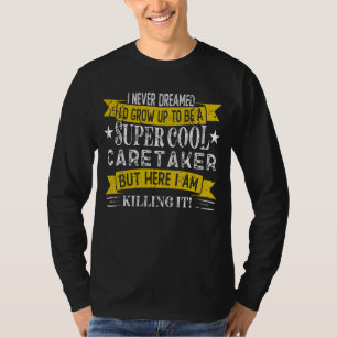 Funny Caretaker Shirts Job Title Professionals