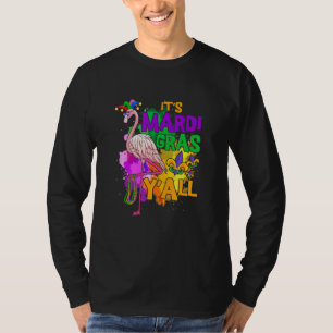 Funny Carnival Party Idee Flamingo Mardi Gras 2 T-Shirt