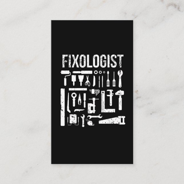  Funny Carpenter Woodworking Spaß Handwerker Visitenkarte (Vorderseite)