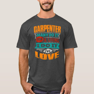 Funny Carpenter Zitat Ich bin Echokardiograf für T-Shirt