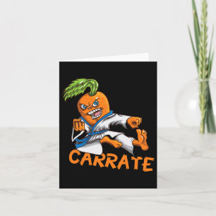 Funny Carrate Karrot Karate Mail Martial Arts Mart Karte
