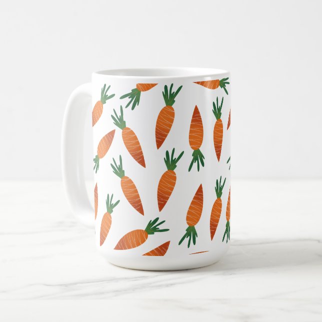 Funny Carrots Coffee Tasse (Vorderseite Links)