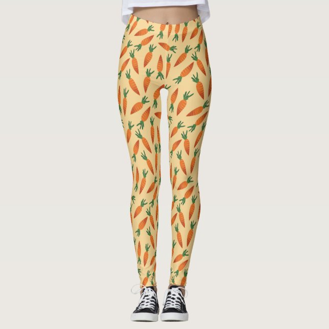 Funny Carrots Leggings (Vorderseite)