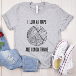 Funny Cartograph | Map Making | Geografischer Pun T-Shirt