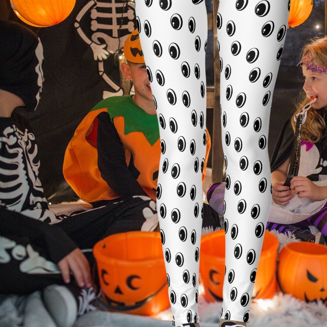 Funny Cartoon auges Halloween-Kostüm Leggings (Von Creator hochgeladen)