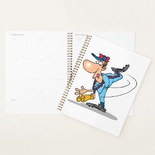 Funny Cartoon Baseball Pitcher Tauchen Planer