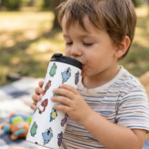 Funny Cartoon Birds Thermal Tumbler