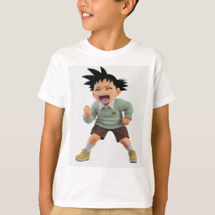 Funny Cartoon Boy - Spielerisches T-Shirt