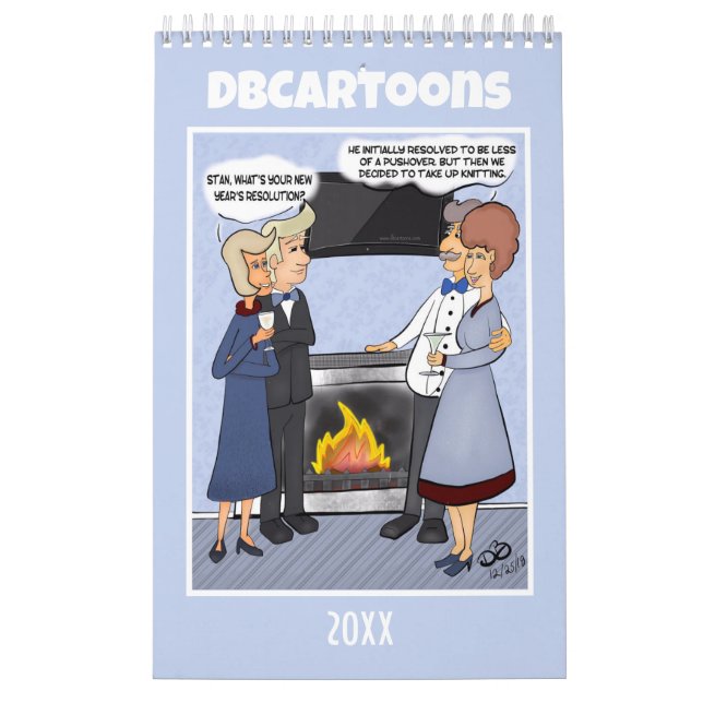 Funny Cartoon Calendar Kalender (Titelbild)