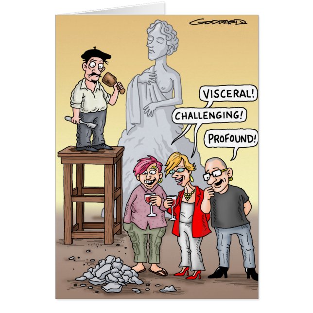 Funny Cartoon Card by Clive Goddard (Vorne)