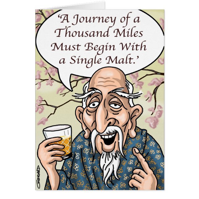 Funny Cartoon Card by Clive Goddard (Vorne)